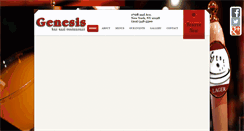 Desktop Screenshot of genesisbar.com